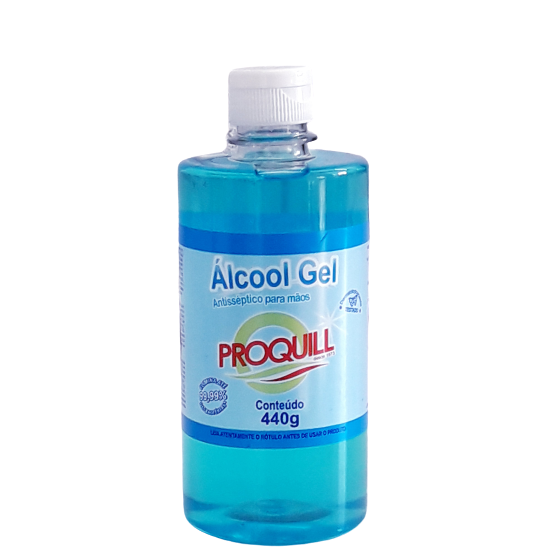 ÁLCOOL GEL ANTISSÉPTICO PROQUILL C/ 440 GR/ 500 ML